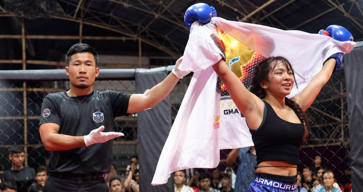 15-Year-Old Sanjana Tamang Brings Glory to Silapathar with Kickboxing Championship Victory